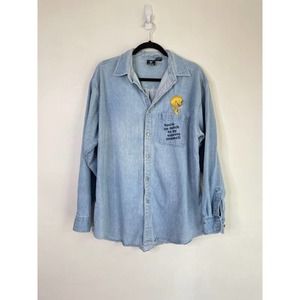 Warner Brothers 1996 Vintage Tweety Bird Denim Jacket